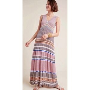 Anthropologie Aldomartins Sierra Knit Striped Maxi Dress XS